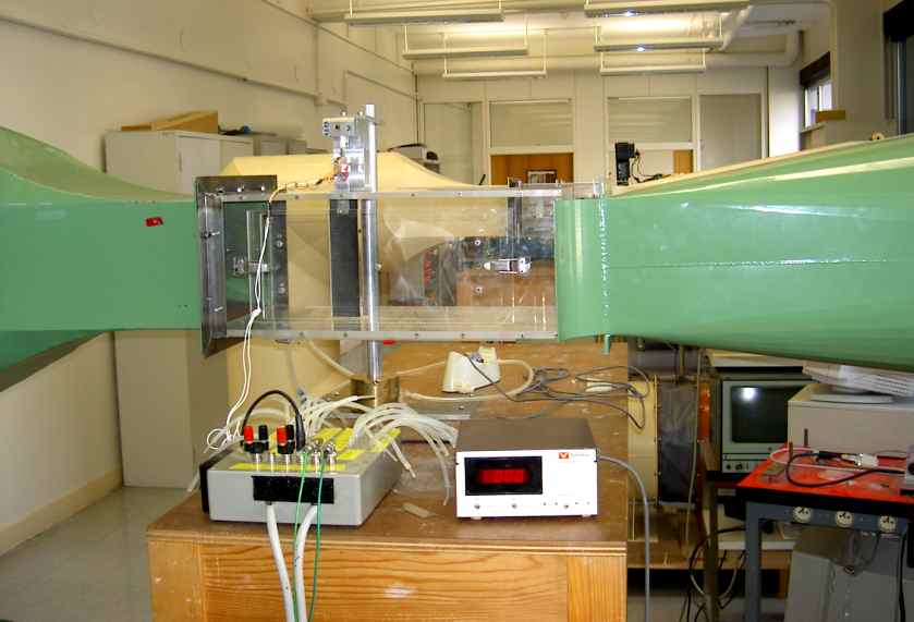 Essais en soufflerie dans le laboratoire d'arodynamique de l'cole Polytechnique