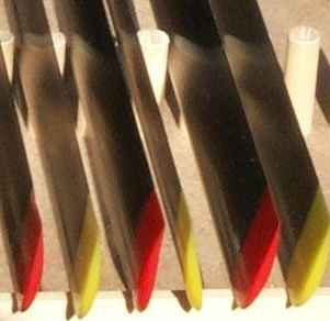 zoom on the blade tips, excellent finishing